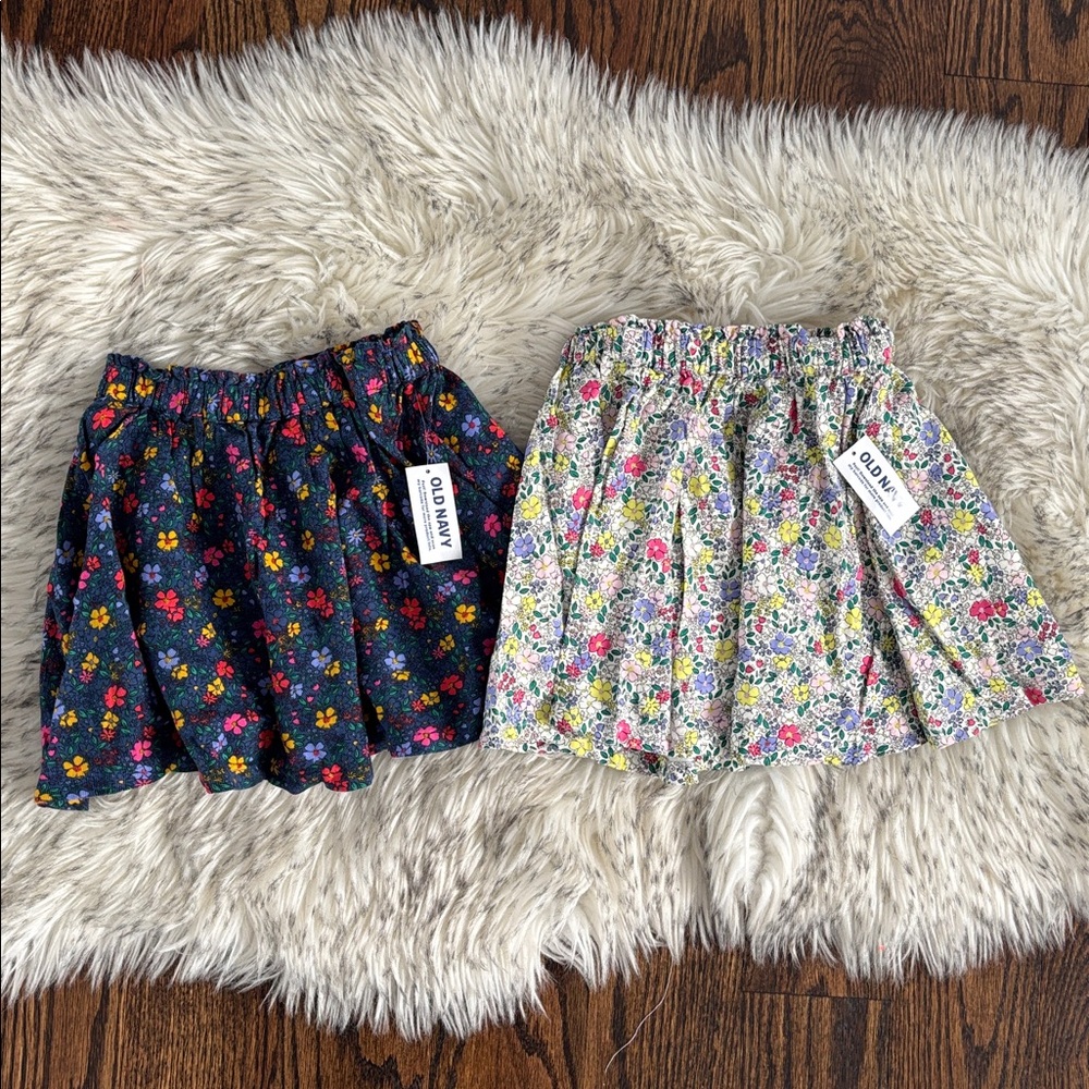 4T NWT 2 Old Navy Ruffle Trim Skirts Bundle